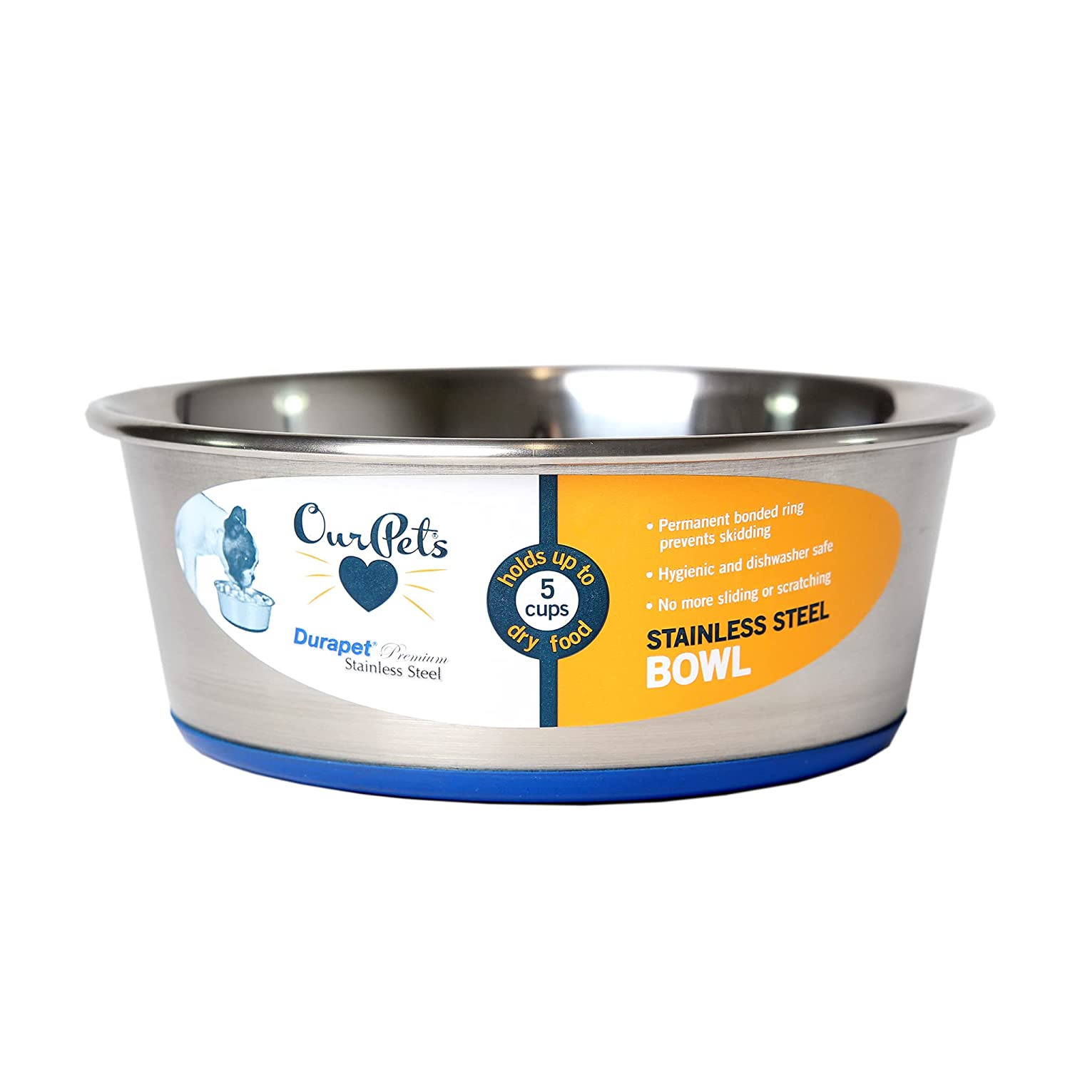 Stainless Steel Durapet Dog Bowl 3.8L