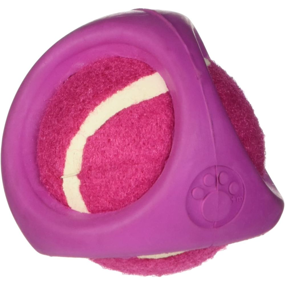 Tennisbal Rubber Dog Toy Pink