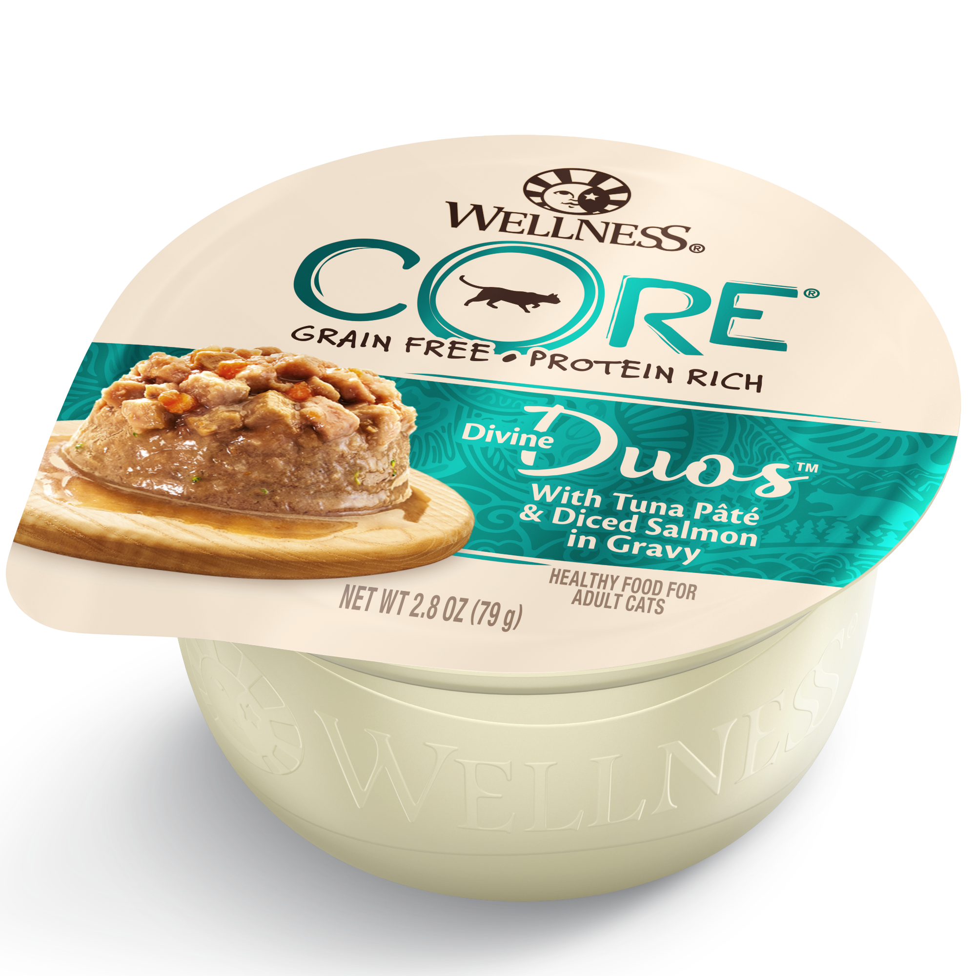 Wellness CORE  Protein-Rich Divine Duos with Tuna Pate and Diced Salmon