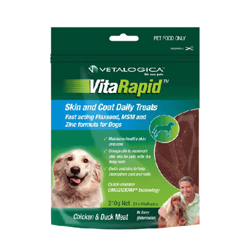 VitaRapid Dog Skin & Coat Treat 210g